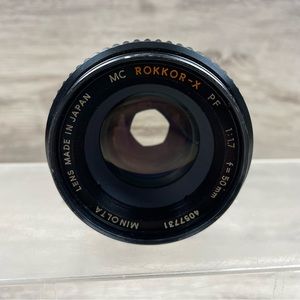 Minolta MC ROKKOR -X PF 50mm f1.7 Japan Mirrorless Compatible